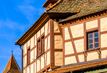 famous old town of Rothenburg ob der Tauber - Bavaria