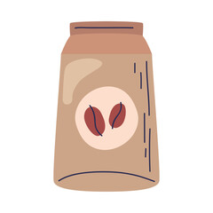 Sticker - coffee product in paper bag