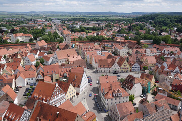 Canvas Print - Blick vom Daniel in Noerdlingen