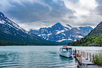 Wall Mural - Lake Josephine Dock 1