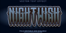 Nightwish Horror Text Effect, Editable Scary And Cursed Text Style
