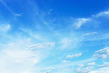 Wall Mural - blue sky with clouds many beautiful white
