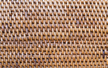 The Background Of Brown Rattan Weaving Is A Detailed Work. Exquisite That Requires Skilled Technicians Because It Takes A Long Time To Produce. Technicians Need Patience. Abstract Art Background.