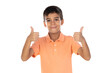 © Gelpi - Latin dark hair child with thumb up