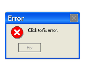 Windows error display file png for decorate
