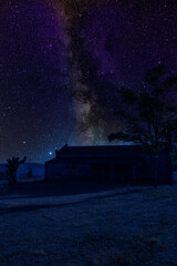 Hermitage of the sweet name of Jesus, Ponteareas, Galicia, Spain. Night.