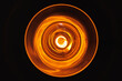 Abstract orange swirl / circle of light 