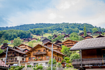 Poster - Autour de Troistorrents dans les alpes Suisse