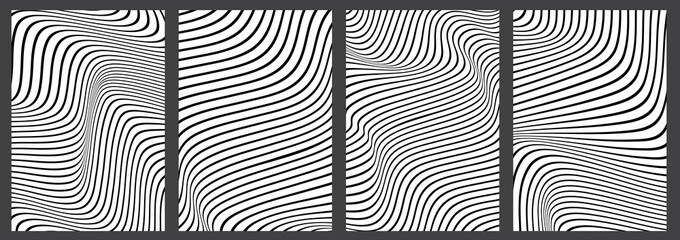 Wall Mural - vector wave lines flowing dynamic isolated on white background. abstract background.