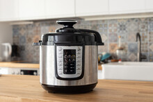 Modern multi cooker in the kitchen