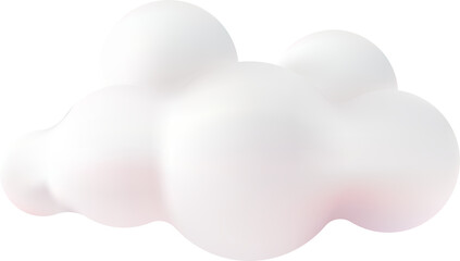 cute cloud cartoon 3d