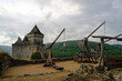 Catapultes au château médiéval de Castelnaud-la-Chapelle