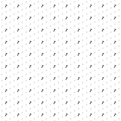 Poster - Square seamless background pattern from geometric shapes are different sizes and opacity. The pattern is evenly filled with small black hammer symbols. Vector illustration on white background