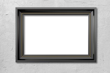 Sticker - Beautiful wooden frame for pictures on the wall