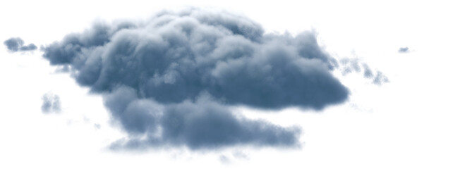 Wall Mural - image of blue and grey fluffy clouds