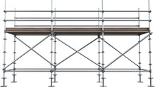 Image Of Construction Site Scaffolding And Platform