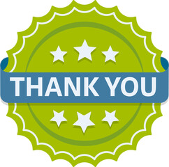 Leinwandbilder - Thank you sign icon. Customer service symbol