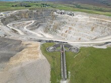 Coldstones Quarry, Situated On Greenhow Hill At 1400 Feet Above Sea Level, Is One Of The Highest Quarries In Britain, UK