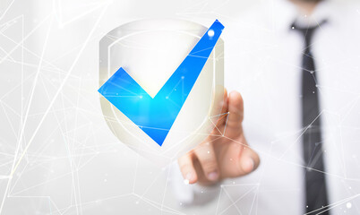 Poster - security shield