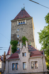 Canvas Print - Dans les rues de Lausane en Suisse