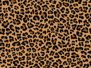 Sticker - 
leopard pattern animal cat texture seamless vector print, disguise