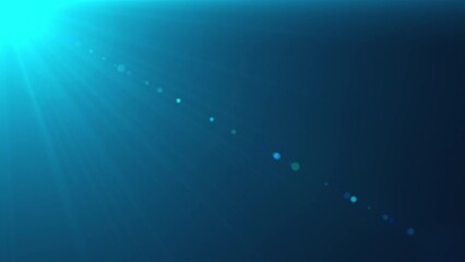 Poster - Lens flare. Computer generated 3d render