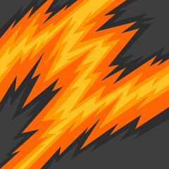 Poster - simple background with gradient jagged pattern
