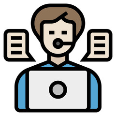 Sticker - customer care icon