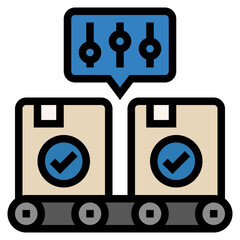 Sticker - quality control icon