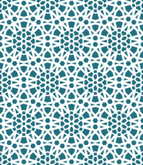  Geometric pattern. Seamless vector background. Ethnic graphic design.
