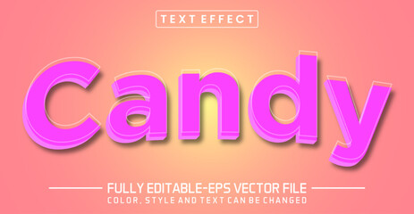 Poster - Candy text editable style effect