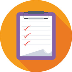 Wall Mural - Checklist Vector Icon 