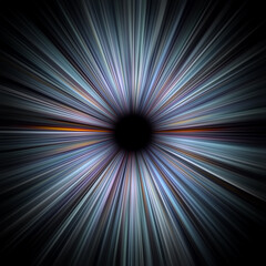 Wall Mural - Blur light burst making speed effect