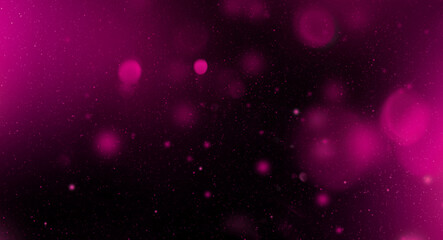 Wall Mural - pink colorful starry sky, horizontal galaxy background
