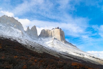 Poster - Beautiful landscape of Cordillera del Paine view from Mirador del Frances