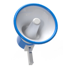 Sticker - 3d megaphone icon set