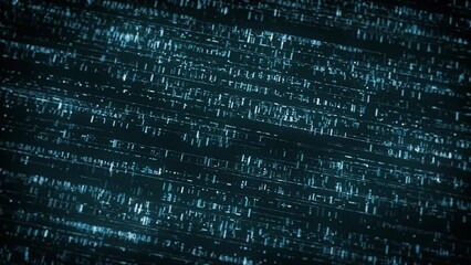 Poster - Big Data Digital Business Hitech Background/ 4k animation of an abstract wallpaper big data business digital technology background including connected lines and numbers matrix styled flowing with dept