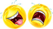 Comedy Tragedy Theatre Masks Emoticon Face Icons
