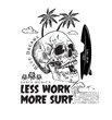 © vekture - Vector retro surf label set.