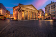 Rome, Italy at The Pantheon, an ancient Roman Temple