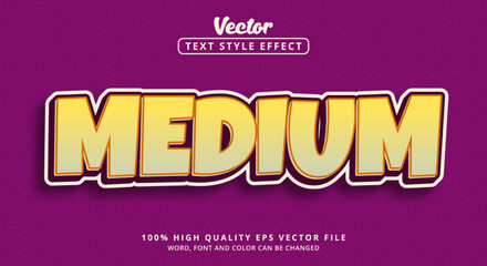 Poster - Editable text effect, Modern text on comic color style effect and layered style
