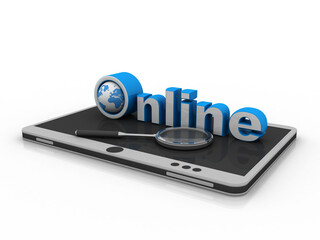 Poster - 3d online Online on mobile phone