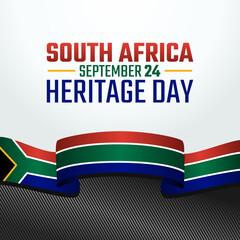 vector graphic of south africa heritage day good for south africa heritage day celebration. flat des