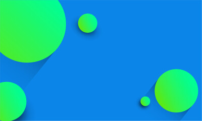 Wall Mural - Abstract modern background ellipse 3D green and blue, colorful template banner with gradient color. Design with liquid shape. EPS 10