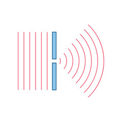 diffraction of light waves diagram.