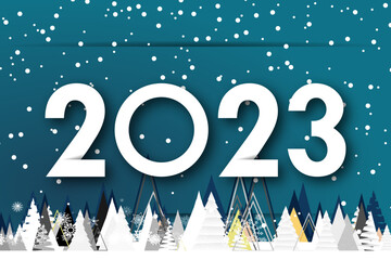 2023 - happy new year 2023 background	