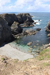 Canvas Print - coast of the sea in Belle Ile En Mer 