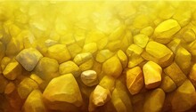 Textured Yellow Stone Background. Can Be Used As Wallpaper