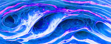Blue Abstract Wallpaper Background Design. Luxury Abstract Fluid Art Painting Background.