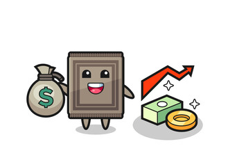 Sticker - carpet illustration cartoon holding money sack